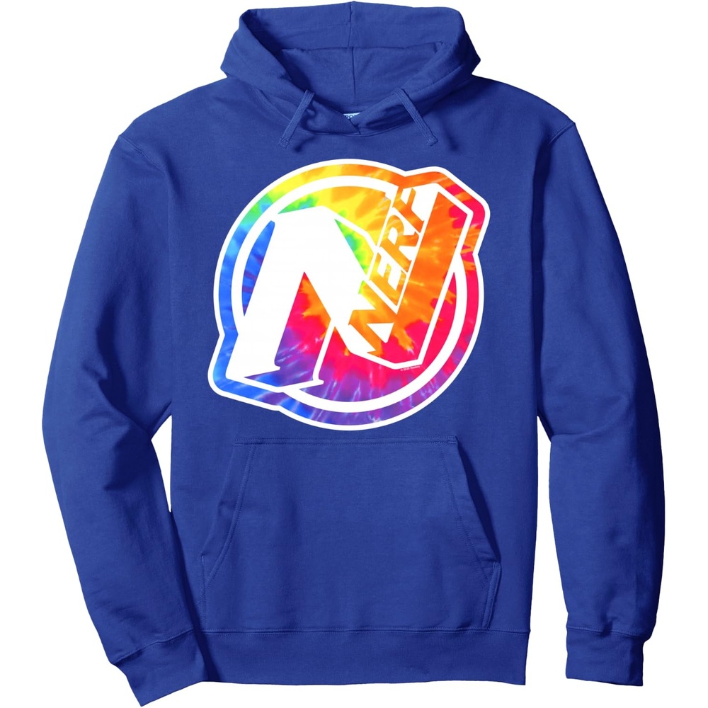 image:imageNerf Tie Dye Logo Pullover HoodieRoyal Blue