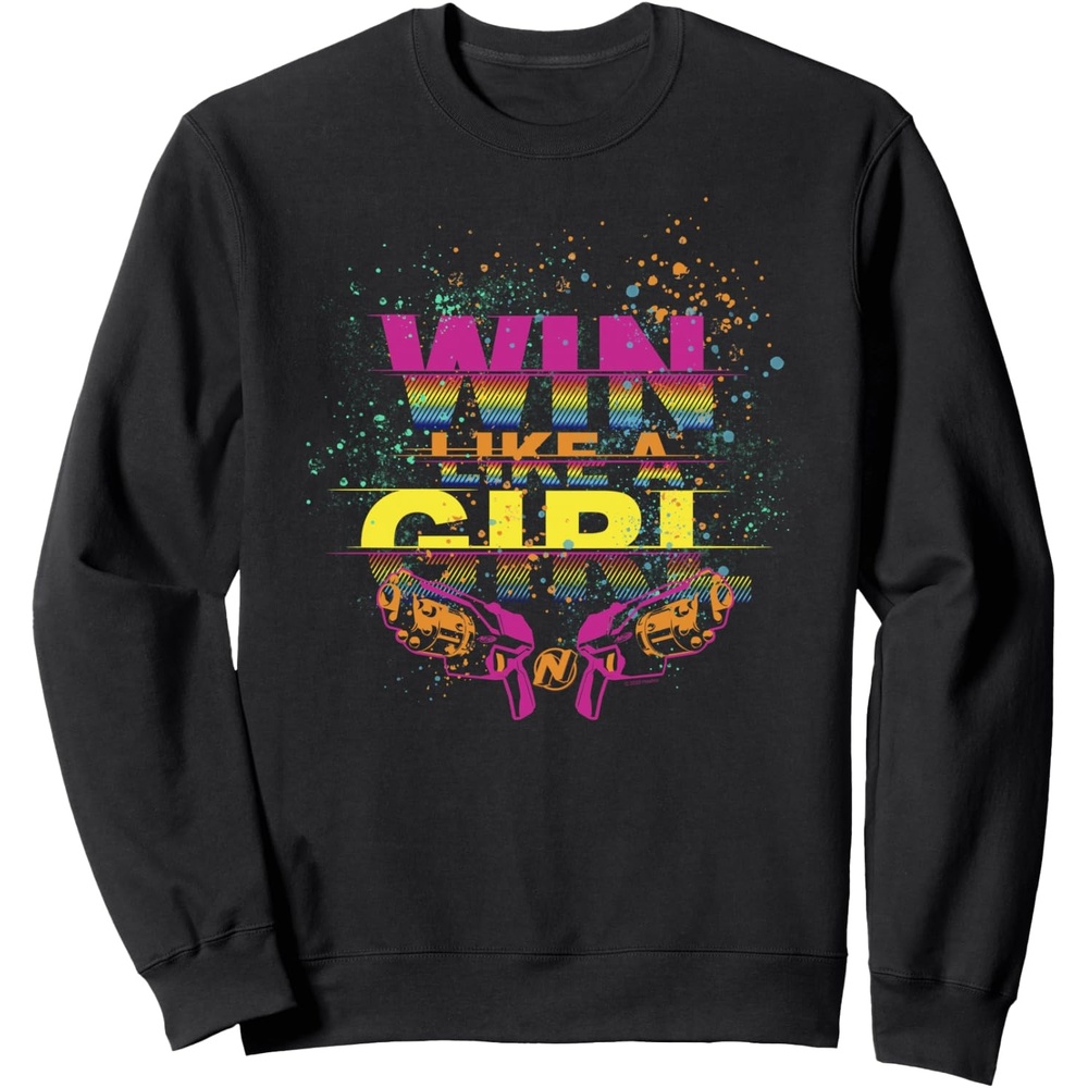 image:imageNerf Win Like A Girl SweatshirtBlack