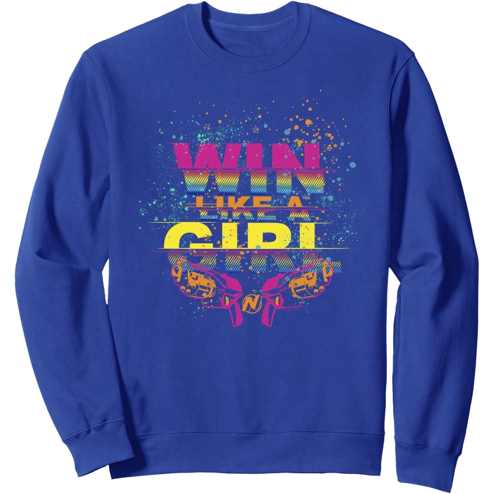 image:imageNerf Win Like A Girl SweatshirtRoyal Blue