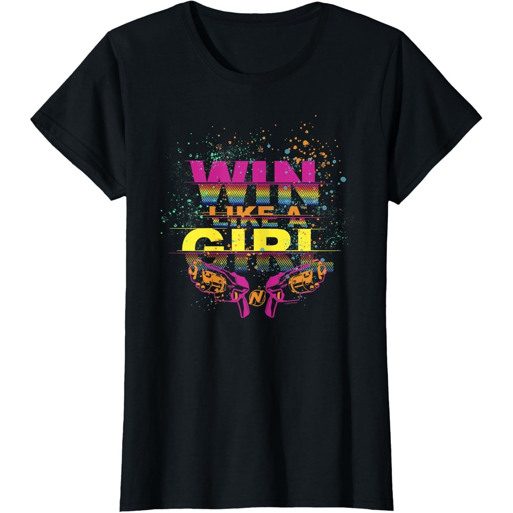 image:imageNerf Win Like A Girl TShirtBlack