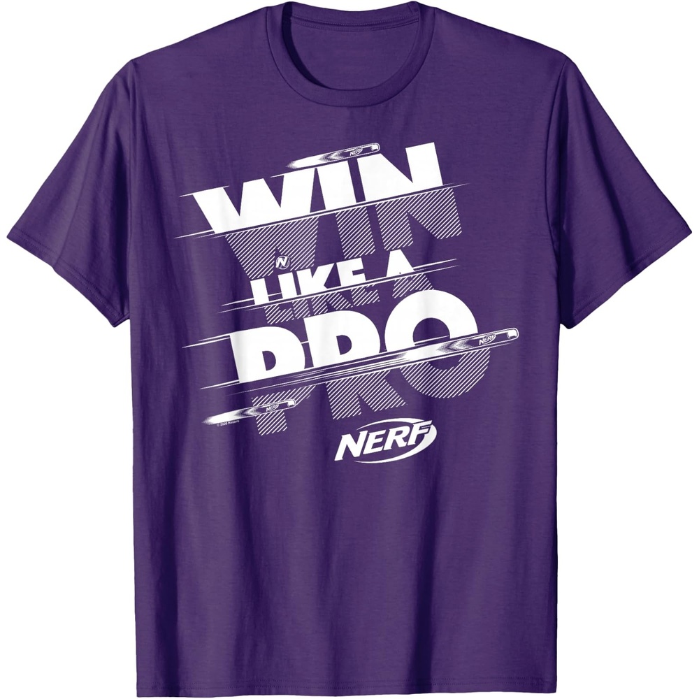 image:imageNerf Win Like A Pro Glitch Text TShirtPurple