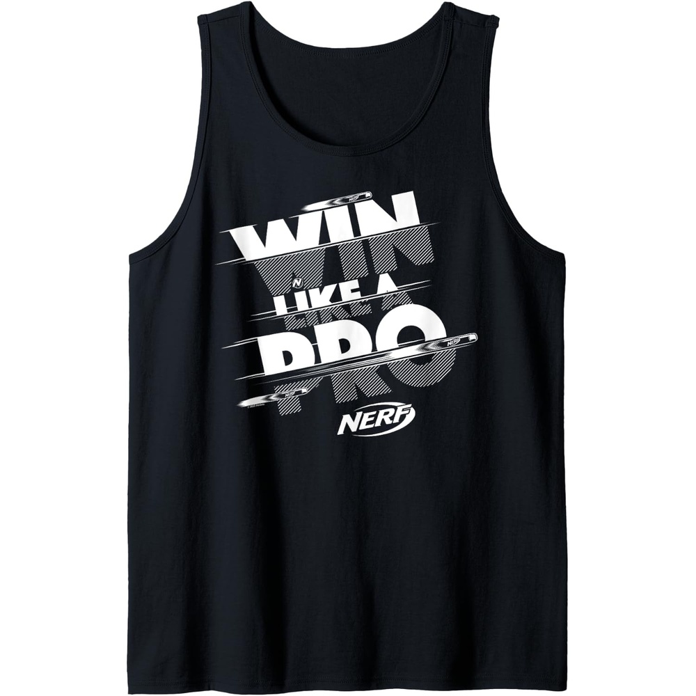 image:imageNerf Win Like A Pro Glitch Text Tank TopBlack