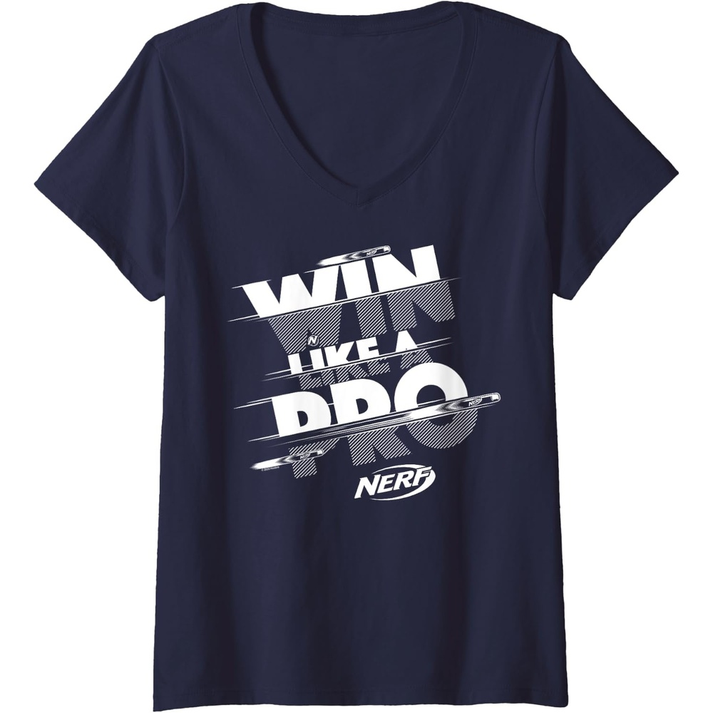image:imageNerf Win Like A Pro VNeck TShirtNavy Blue