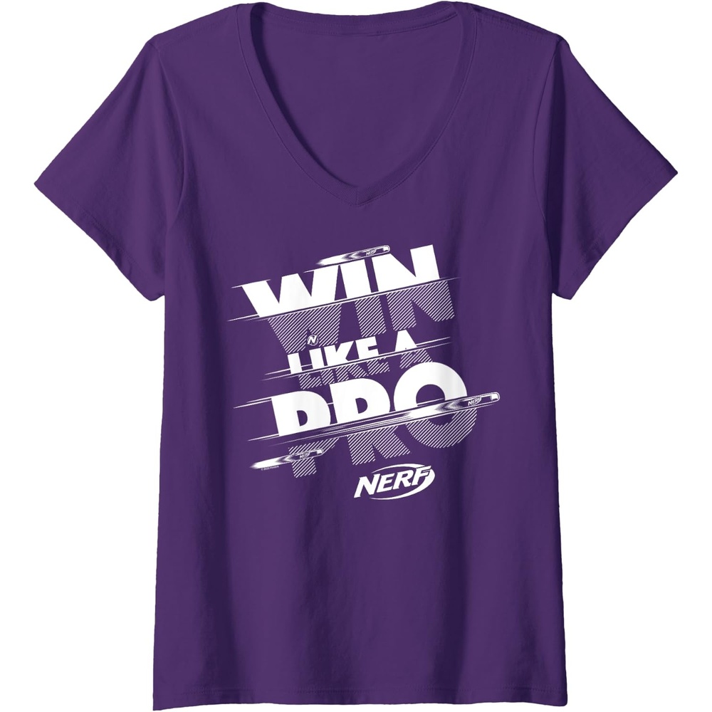 image:imageNerf Win Like A Pro VNeck TShirtPurple
