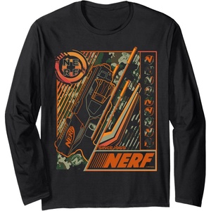 Nerf Blaster Since 1969 Poster Long Sleeve T-Shirt(Black)
