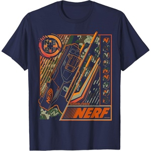 Nerf Blaster Since 1969 Poster T-Shirt(Navy Blue)