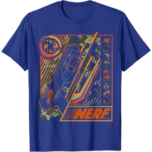 Nerf Blaster Since 1969 Poster T-Shirt(Royal Blue)