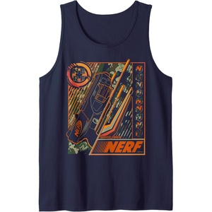 Nerf Blaster Since 1969 Poster Tank Top(Navy Blue)