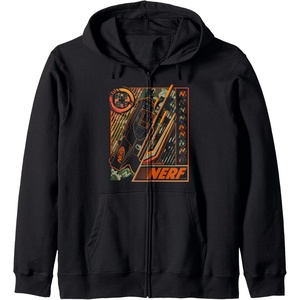 Nerf Blaster Since 1969 Poster Zip Hoodie(Black)