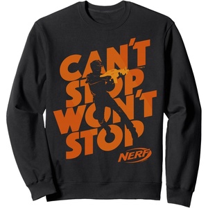 Nerf Can’t Stop Won’t Stop Silhouette Sweatshirt(Black)