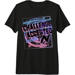 Nerf Challenge Accepted Premium T-Shirt(Black)