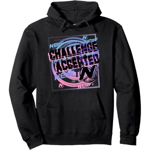Nerf Challenge Accepted Pullover Hoodie(Black)
