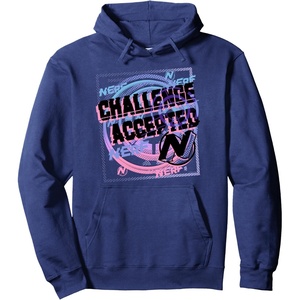 Nerf Challenge Accepted Pullover Hoodie(Navy Blue)