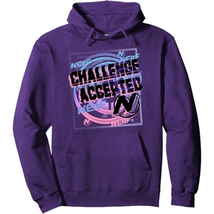 Nerf Challenge Accepted Pullover Hoodie(Purple)