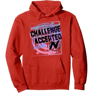 Nerf Challenge Accepted Pullover Hoodie(Red)