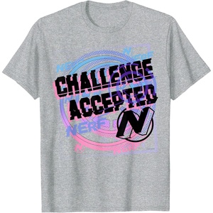 Nerf Challenge Accepted T-Shirt(Heather Grey)
