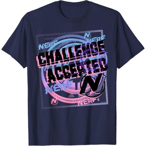 Nerf Challenge Accepted T-Shirt(Navy Blue)