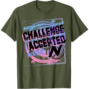 Nerf Challenge Accepted T-Shirt(Olive Green)