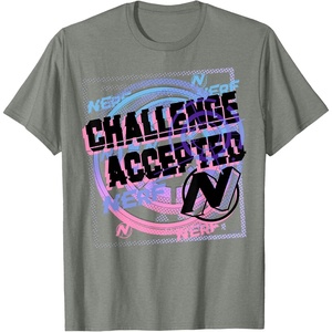 Nerf Challenge Accepted T-Shirt(Olive Heather)