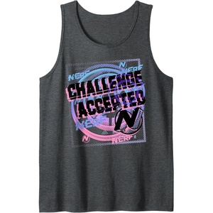 Nerf Challenge Accepted Tank Top(Dark Heather Grey)