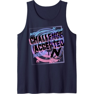 Nerf Challenge Accepted Tank Top(Navy Blue)