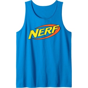 Nerf Classic Retro Color Logo Tank Top(Sapphire Blue)