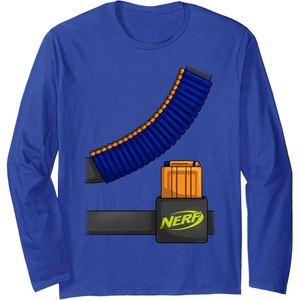 Nerf Faux Tactical Costume Long Sleeve T-Shirt(Royal Blue)