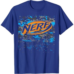 Nerf Glitch Camouflage Logo T-Shirt(Royal Blue)
