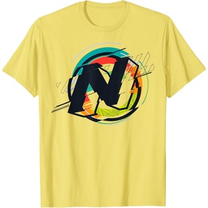 Nerf Glitch Colour Graphic Logo T-Shirt(Lemon Yellow)