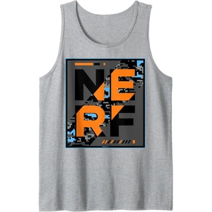 Nerf Glitch Poster Tank Top(Heather Grey)
