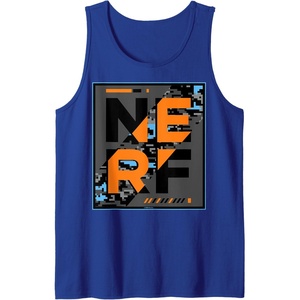 Nerf Glitch Poster Tank Top(Royal Blue)