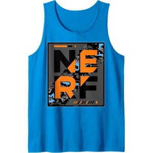 Nerf Glitch Poster Tank Top(Sapphire Blue)