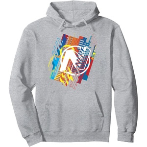 Nerf N Glitched Logo Pullover Hoodie(Heather Grey)