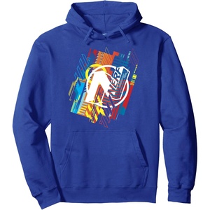 Nerf N Glitched Logo Pullover Hoodie(Royal Blue)