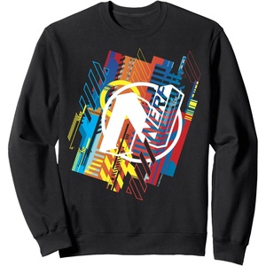 Nerf N Logo Glitched Sweatshirt(Black)