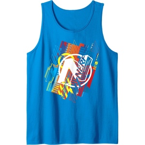 Nerf N Logo Glitched Tank Top(Sapphire Blue)