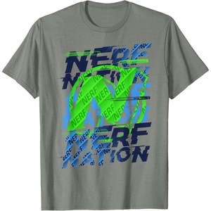Nerf Nation Logo Stack T-Shirt(Olive Heather)