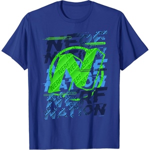 Nerf Nation Logo Stack T-Shirt(Royal Blue)