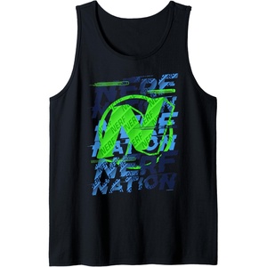 Nerf Nation Logo Stack Tank Top(Black)
