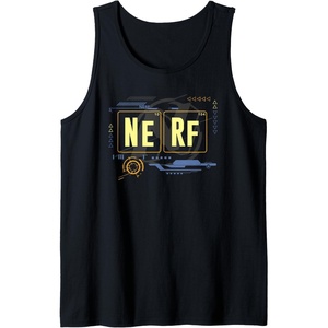 Nerf Periodic Elements Of Nerf Tank Top(Black)