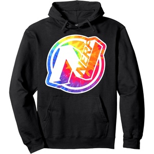 Nerf Tie Dye Logo Pullover Hoodie(Black)