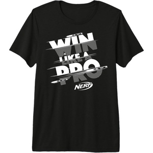 Nerf Win Like A Pro Premium Tri-Blend T-Shirt(Black)