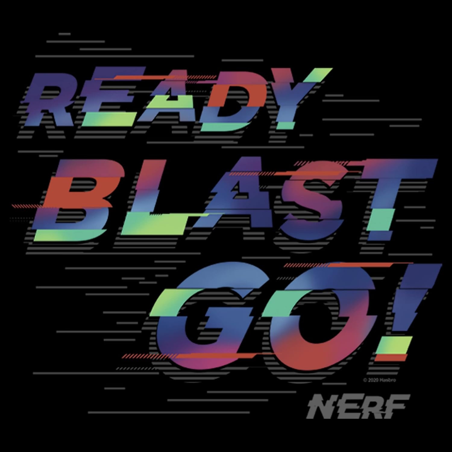 image:imageMens Nerf Gradient Ready Blast Go TShirtBlack