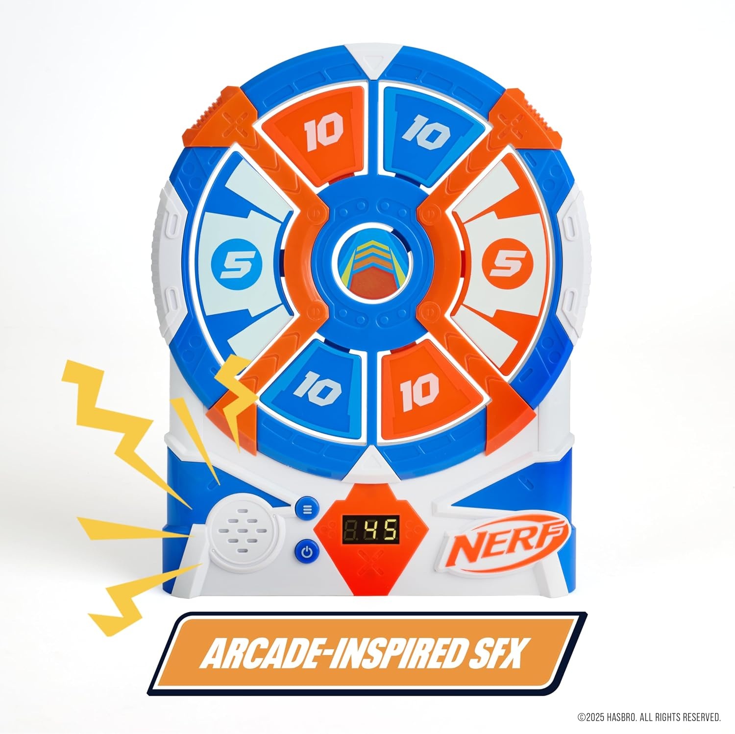 image:imageNERF Strike N Score Digital Target Game ArcadeStyle Foam Dart Blaster Game with Reactive Targets Score Display amp 4 ModesStrike N Score