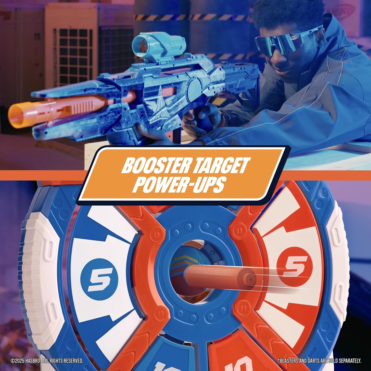 image:imageNERF Strike N Score Digital Target Game ArcadeStyle Foam Dart Blaster Game with Reactive Targets Score Display amp 4 ModesStrike N Score