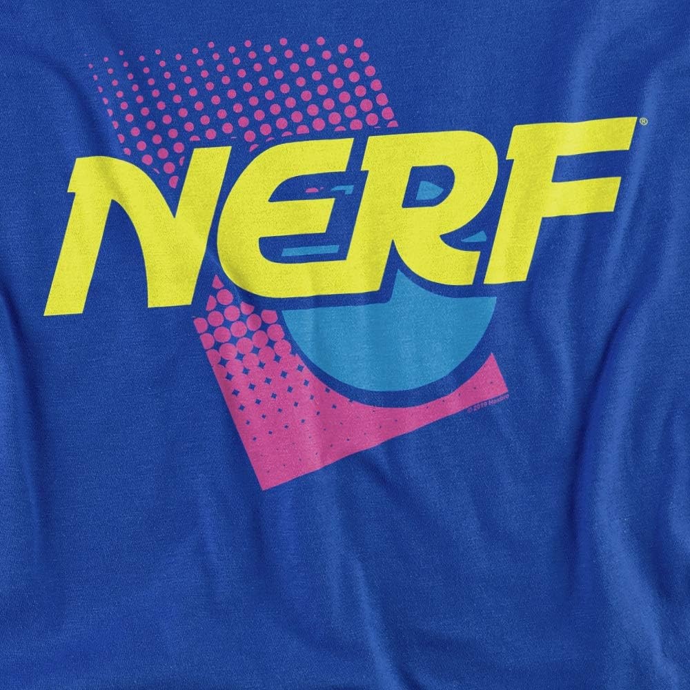 image:imageNerf 90S Logo Unisex Adult T Shirt for Men and WomenRoyal