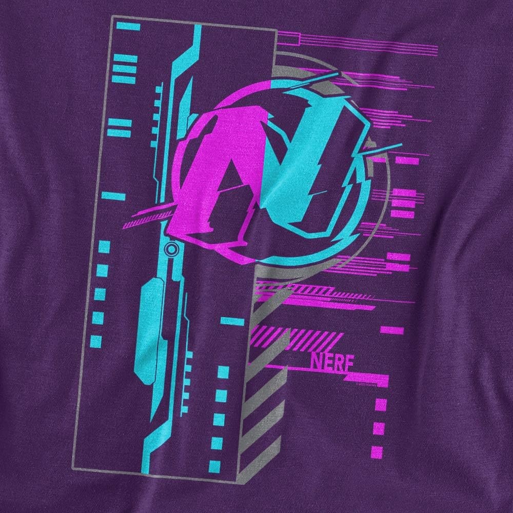 image:imageNerf Cyber Unisex Adult T Shirt for Men and WomenPurple