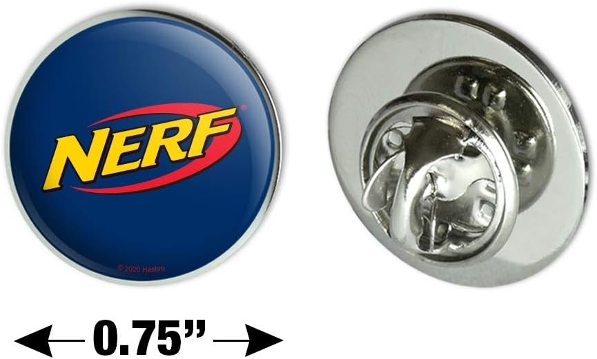 image:imageNerf Logo Metal 075 Lapel Hat Pin Tie Tack PinbackMulticolored