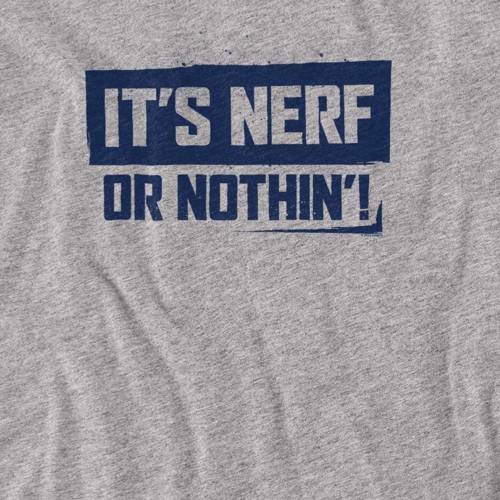 image:imageNerf Nerf Or Nothing Unisex Adult T Shirt for Men and WomenAthletic Heather