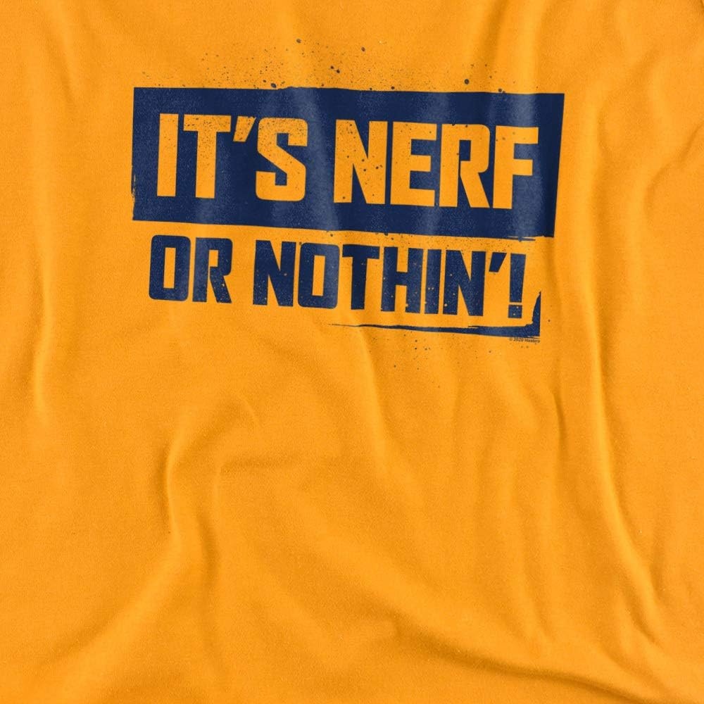image:imageNerf Nerf Or Nothing Unisex Adult T Shirt for Men and WomenGold